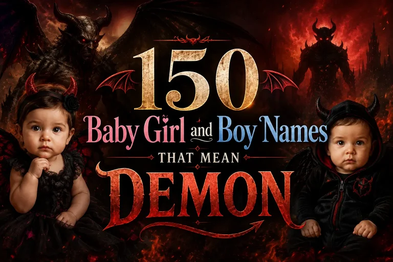 150 Baby Girl and Boy Names That Mean Demon
