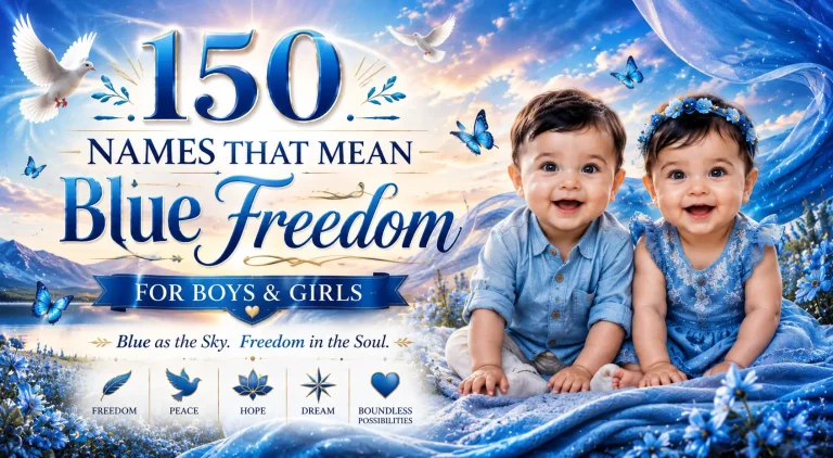150 Unique Girl & Boy Names That Mean Freedom