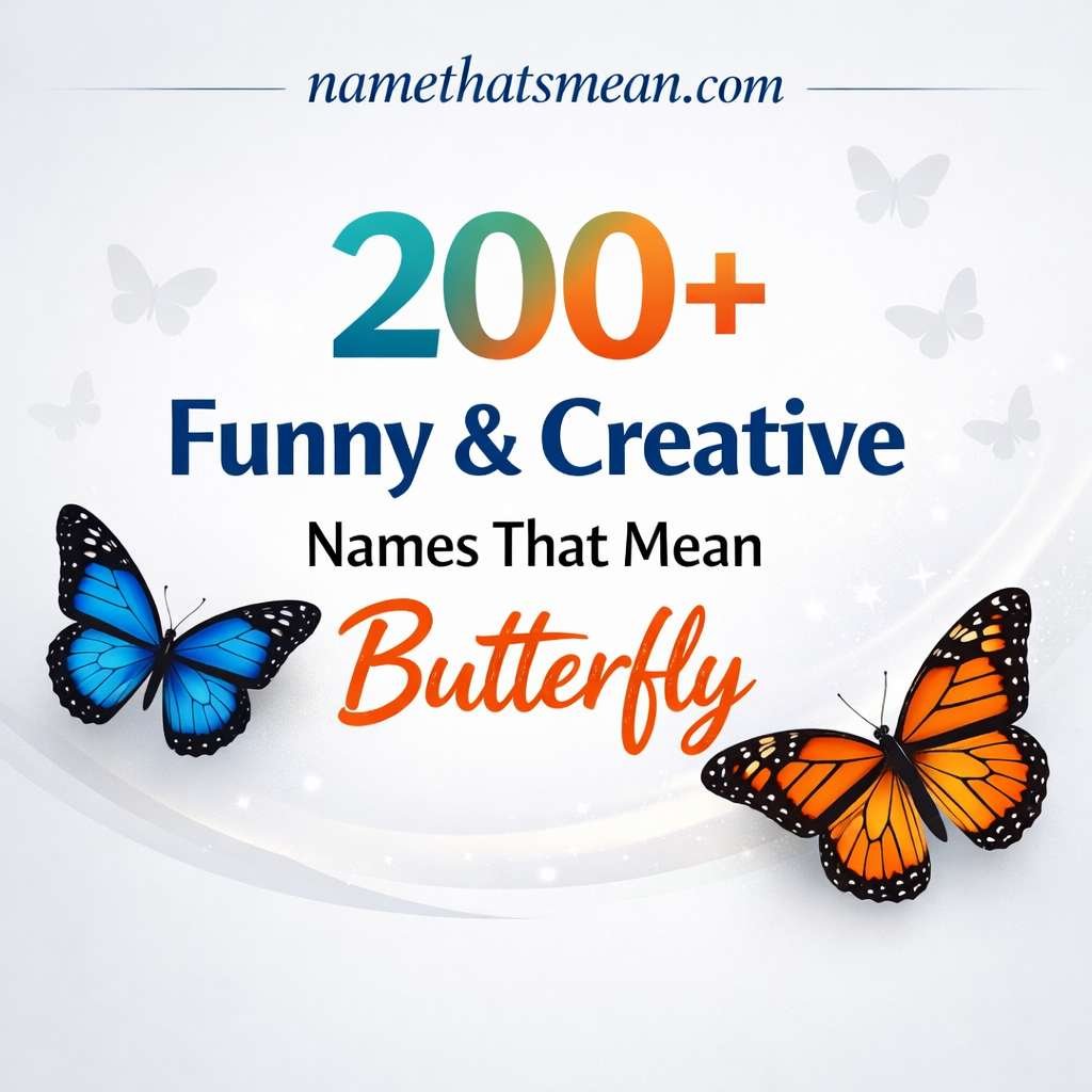Names That Mean Butterfly