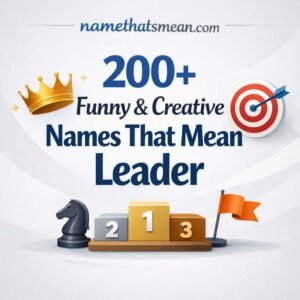 Names That Mean Leader