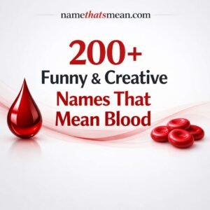 Names That Mean Blood