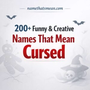 Names That Mean Cursed