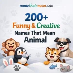 Names That Mean Animal