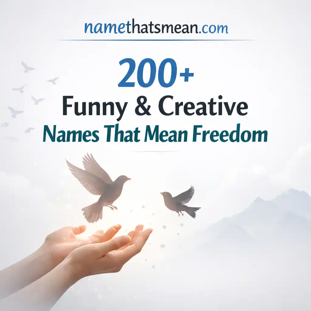 Names That Mean Freedom