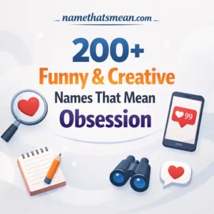 Names That Mean Obsession