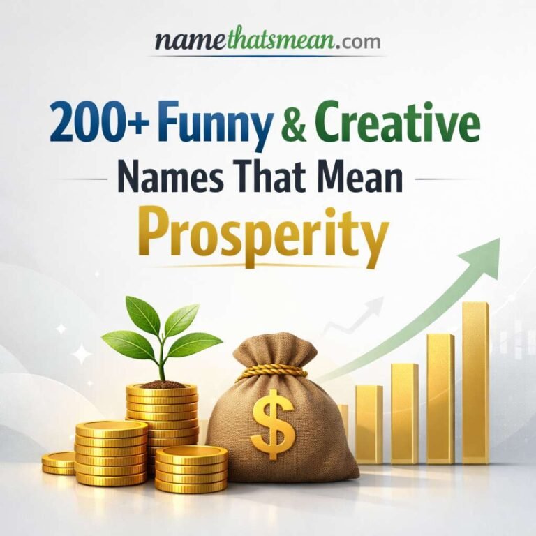 Names That Mean Prosperity