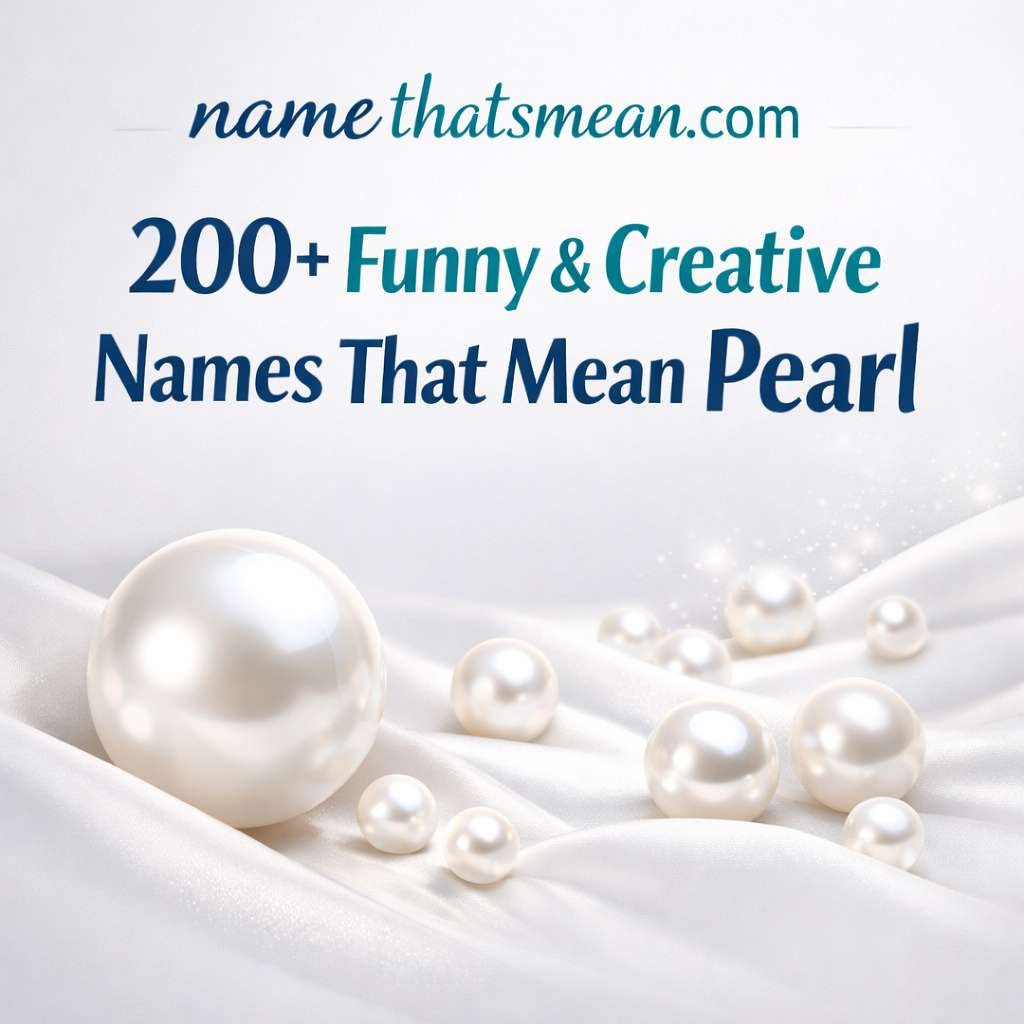 Names That Mean Pearl