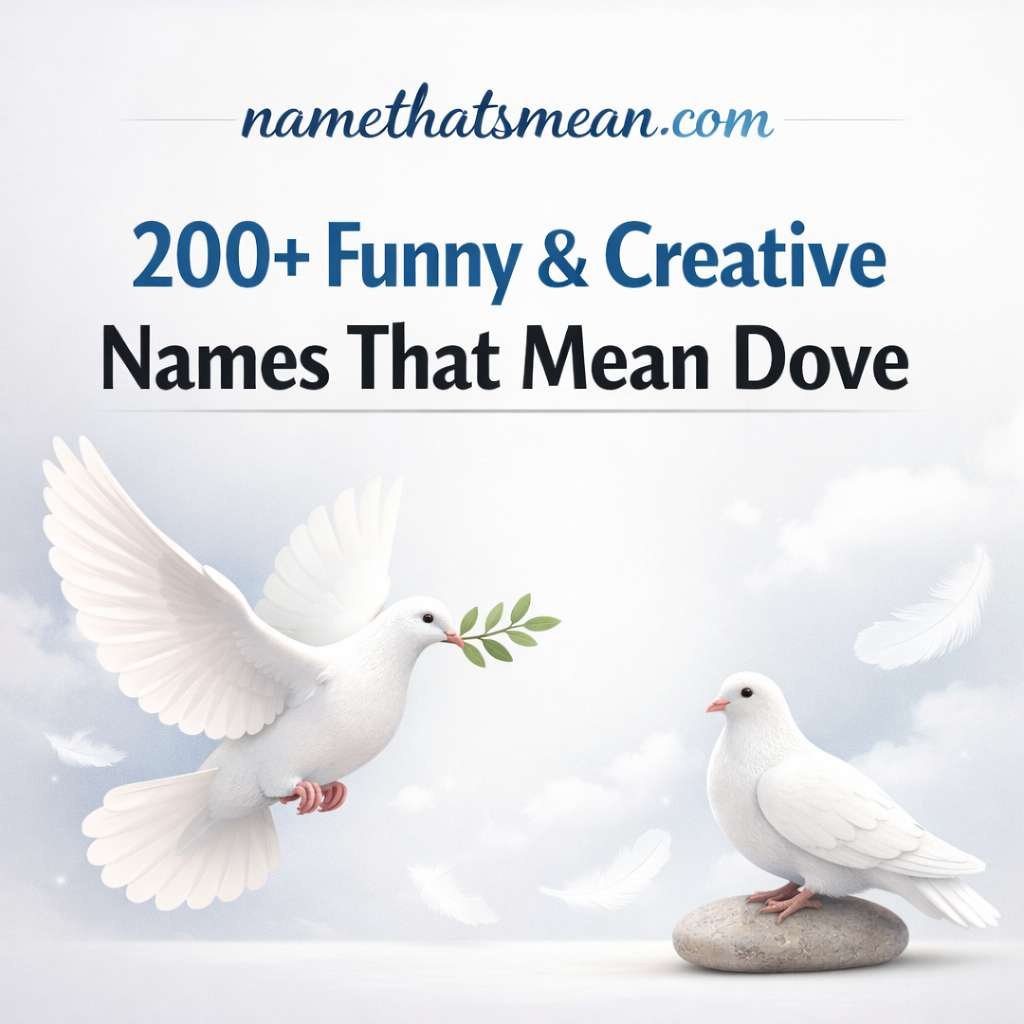 Names That Mean Dove