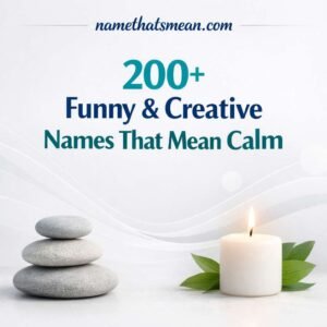 Names That Mean Calm