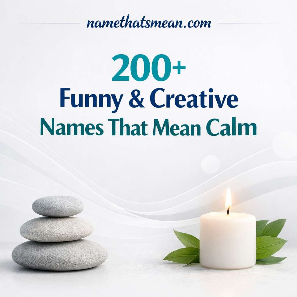 Names That Mean Calm