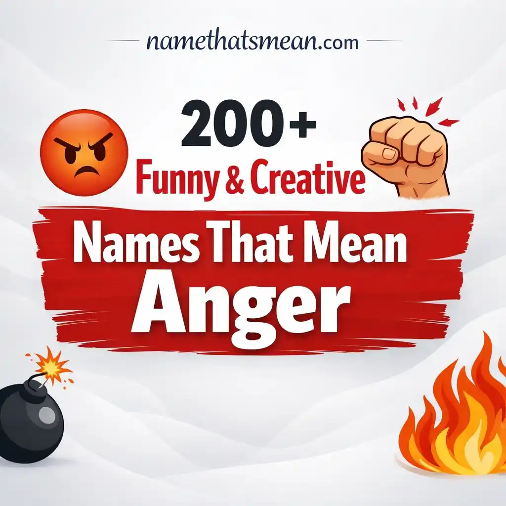 Names That Mean Anger
