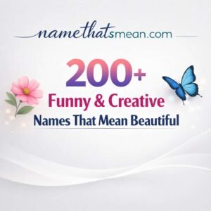 Names That Mean Beautiful