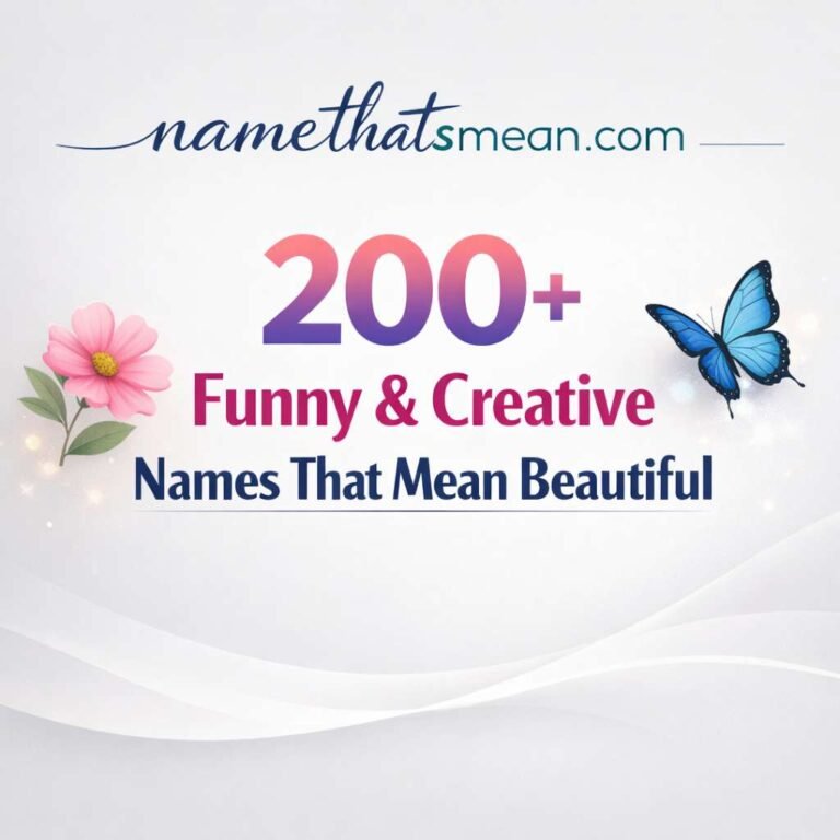 Names That Mean Beautiful