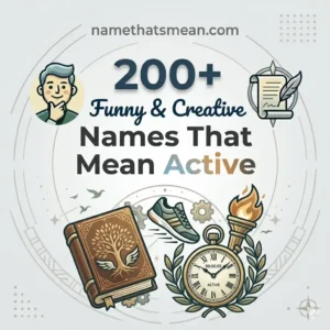 Names That Mean Active