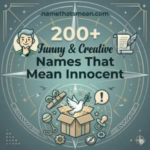 Names That Mean Innocent
