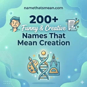 Names That Mean Creation