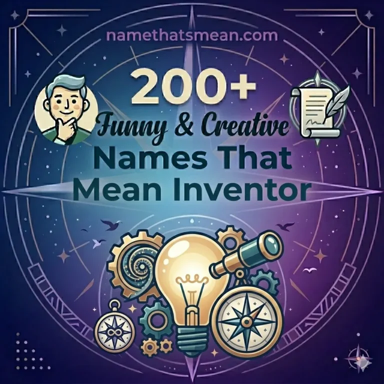 Names That Mean Inventor