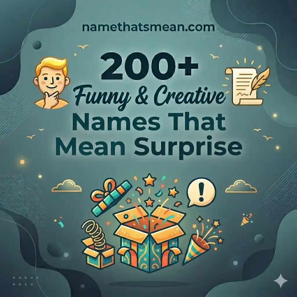 Names That Mean Surprise