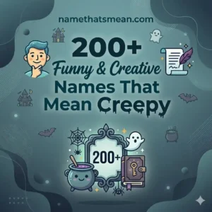 Names That Mean Creepy