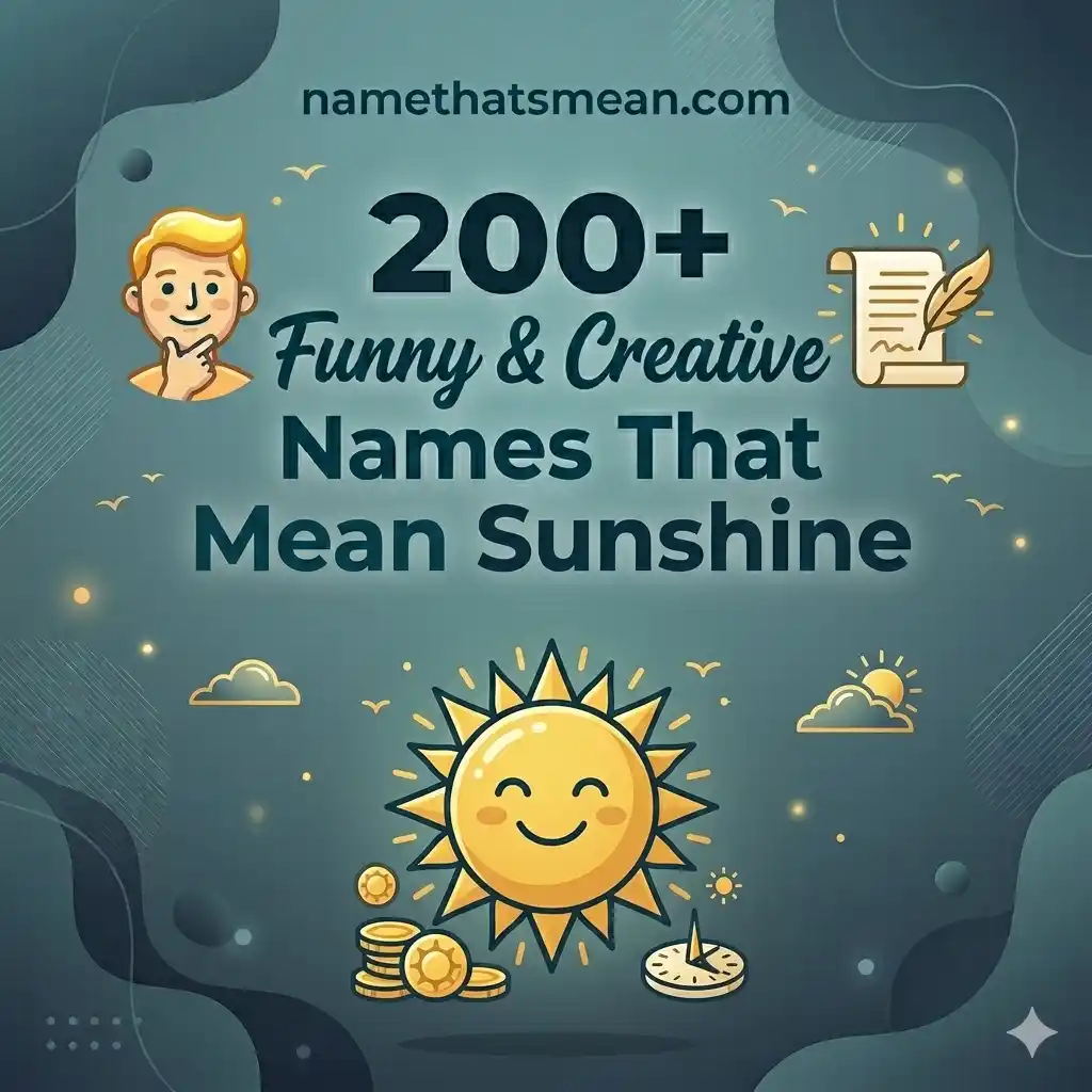 Names That Mean Sunshine