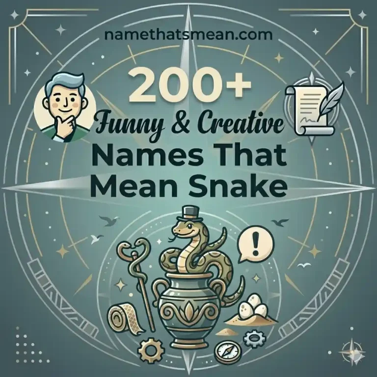 Names That Mean Snake