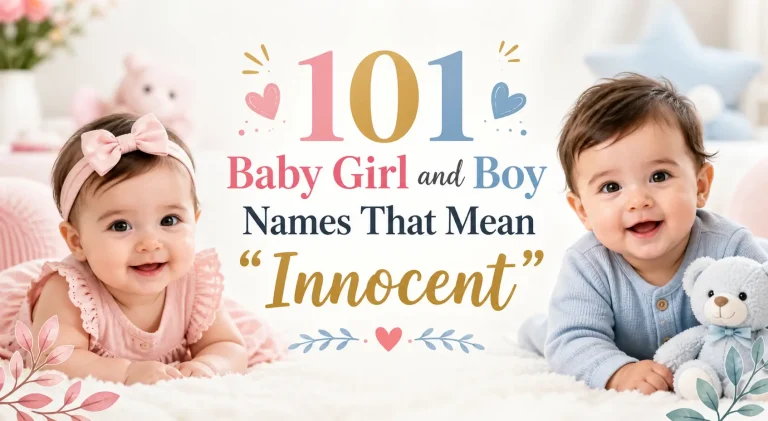 baby girl and boy names that mean innocent