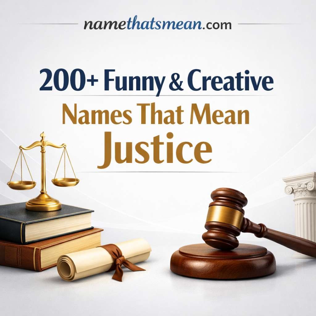 Names That Mean Justice