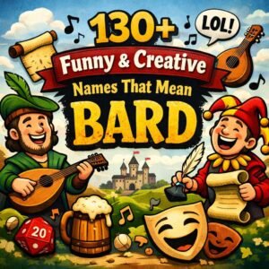 Names That Mean Bard