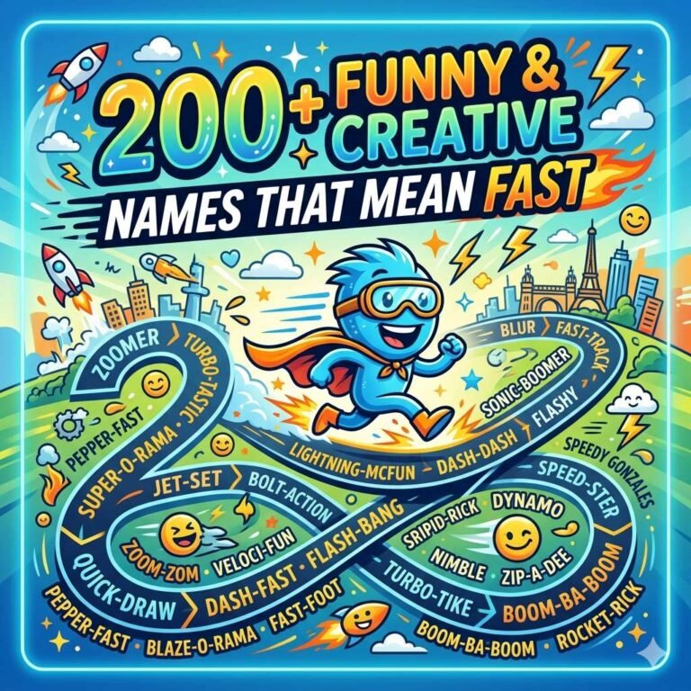 Names That Mean Fast