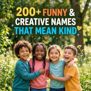 Names That Mean Kind
