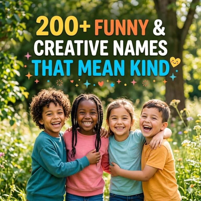 Names That Mean Kind