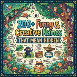 Names That Mean Hidden