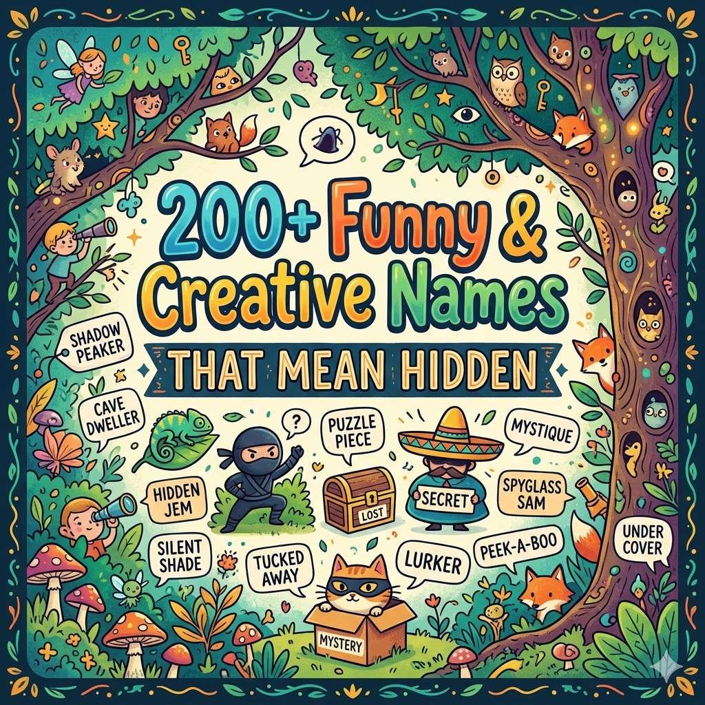 Names That Mean Hidden