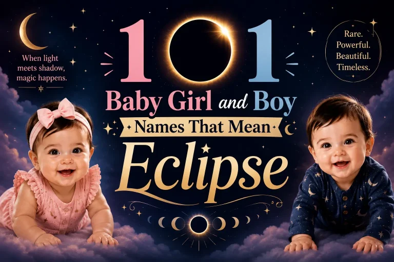 101 Baby Girl and Boy Names That Mean Eclipse