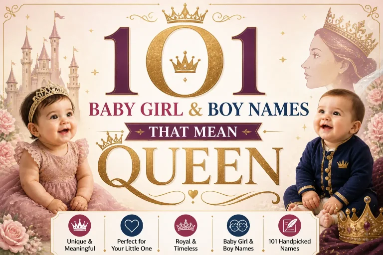 101 Baby Girl and Boy Names That Mean Queen