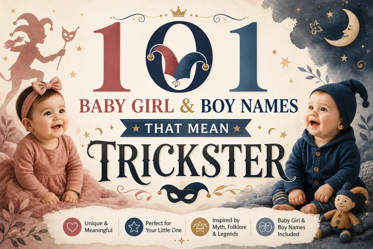 101 Baby Girl and Boy Names That Mean “trickster”