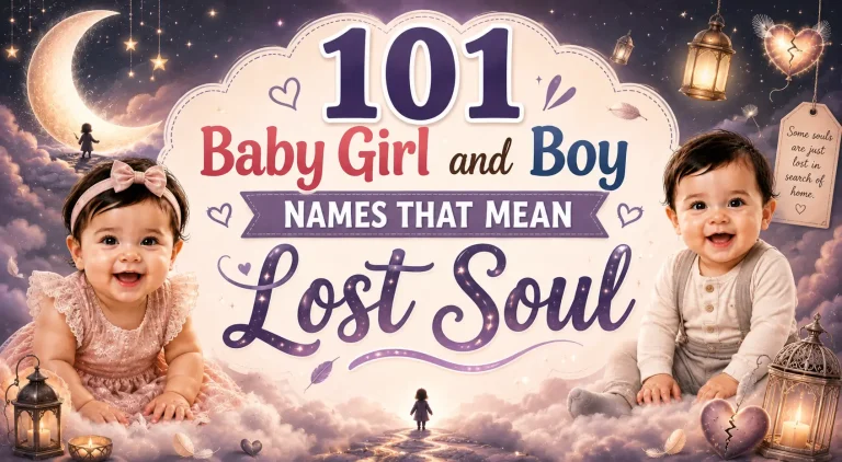 101 Baby Girl and Boy Names that Mean Lost Soul
