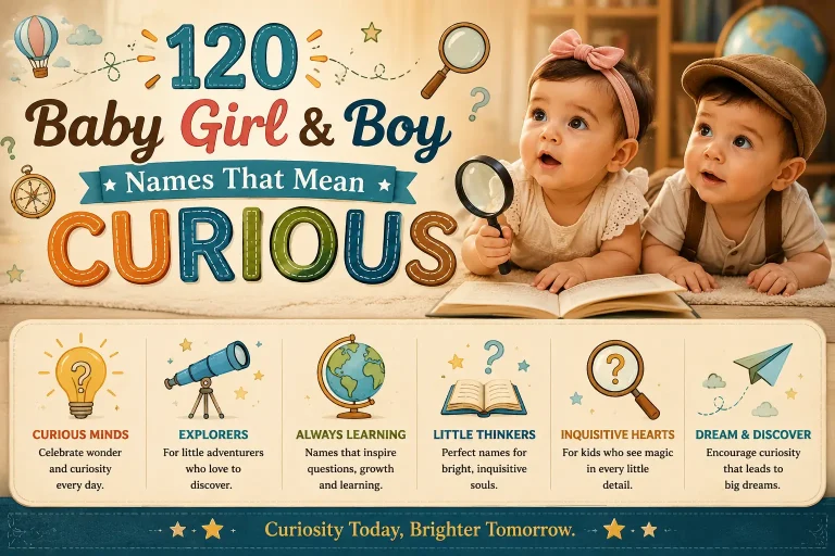 120 Baby Girl & Boy Names That Mean Curious