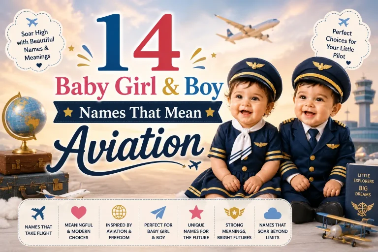 14 Baby Girl & Boy Names That Mean Aviation