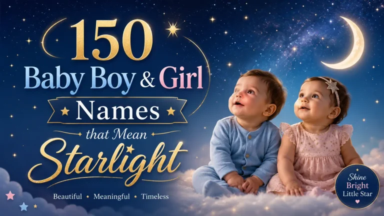 150 Baby Boy & Girl Names that Mean Starlight