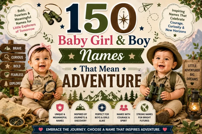 150 Baby Girl & Boy Names That Mean Adventure