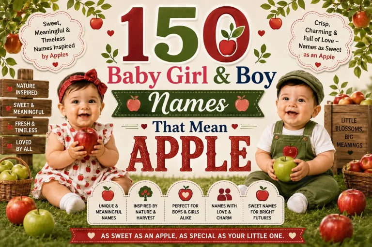150 Baby Girl & Boy Names That Mean Apple