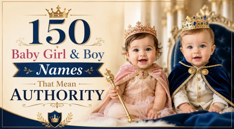 150 Baby Girl & Boy Names That Mean Authority