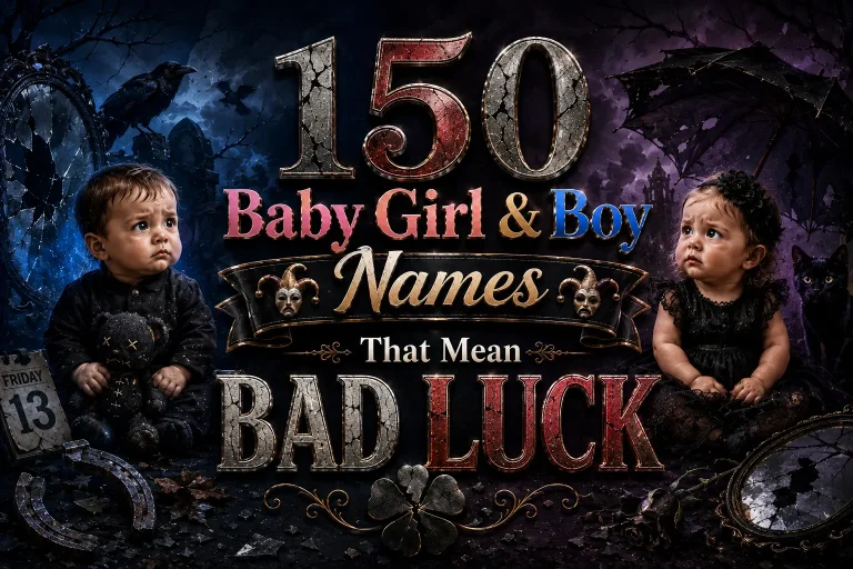 150 Baby Girl & Boy Names That Mean Bad Luck