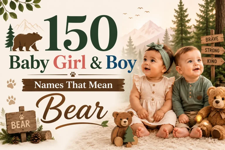 150 Baby Girl & Boy Names That Mean Bear