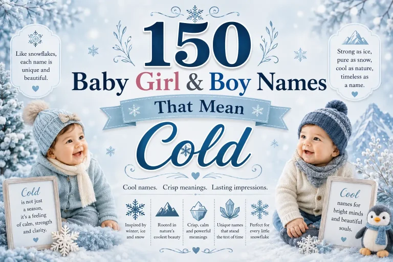 150 Baby Girl & Boy Names That Mean Cold