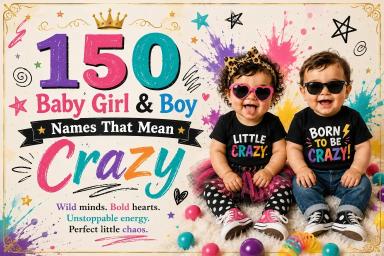 150 Baby Girl & Boy Names That Mean Crazy or Wild