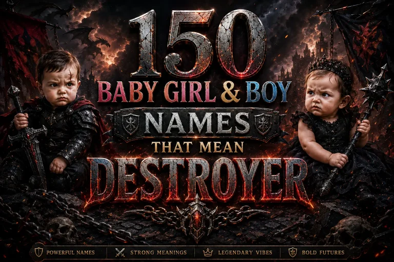 150 Baby Girl & Boy Names That Mean Destroyer