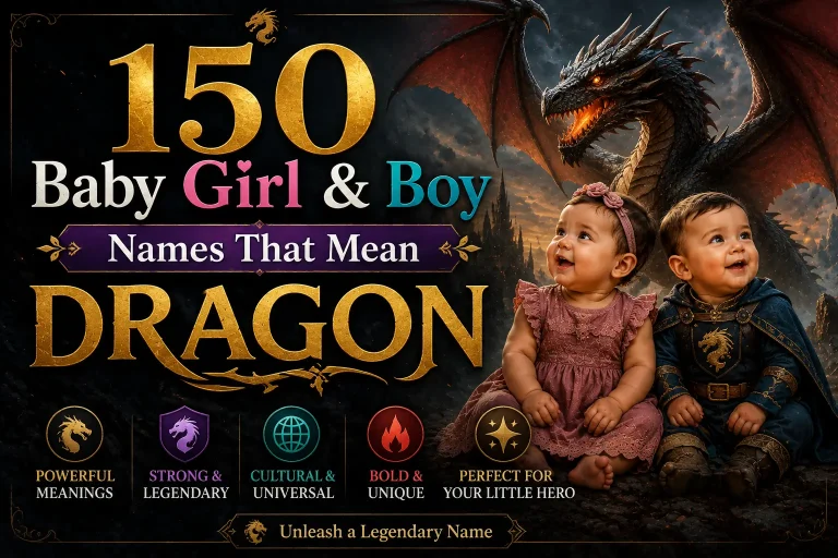 150 Baby Girl & Boy Names That Mean Dragon
