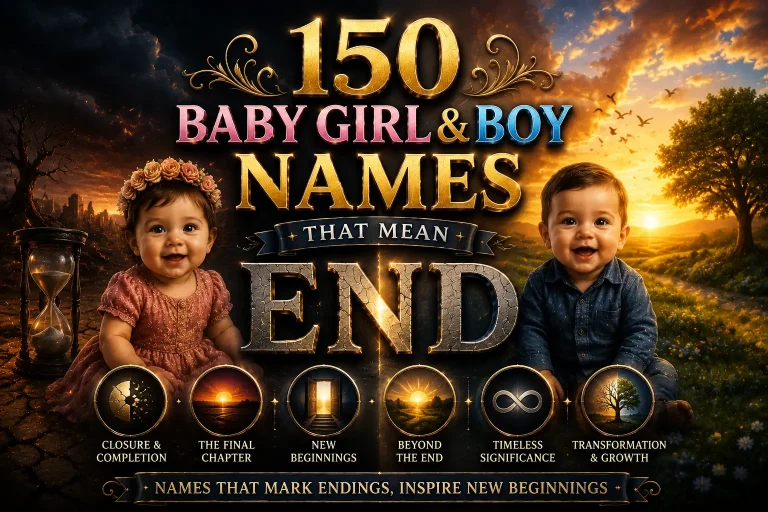 150 Baby Girl & Boy Names That Mean End